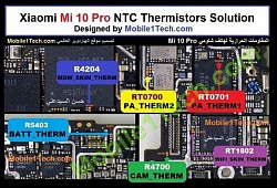 شیائومی MI 10 Pro ترمیستور شارژ